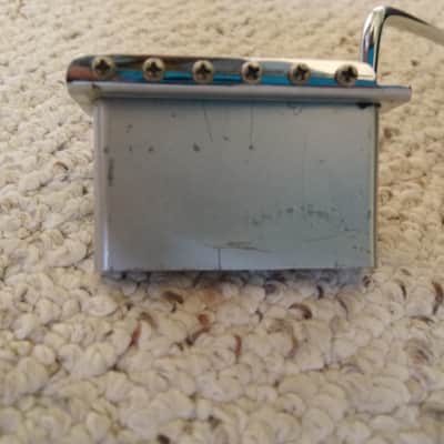 Fender JV early 1980s Japan Stratocaster Tremolo Bridge Trem with saddles Original Vintage Fujigen Part For Luthier Restoration Project image 3