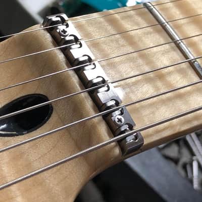 Impossible@guitar™ ‎בְּצַלְאֵל 比撒列 57/62 IG- Vintage ST Diamond Blue 2025 - Vintage ST Diamond Blue + GhostFire Bullet 3.0 padded  Super Thick GigBag - Safe Shipping image 8