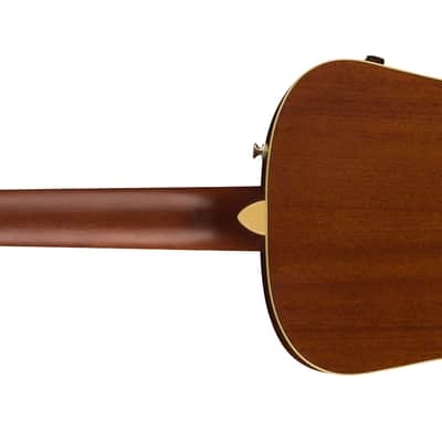 Fender Malibu Player Olympic White Acoustic Electric Guitar image 7