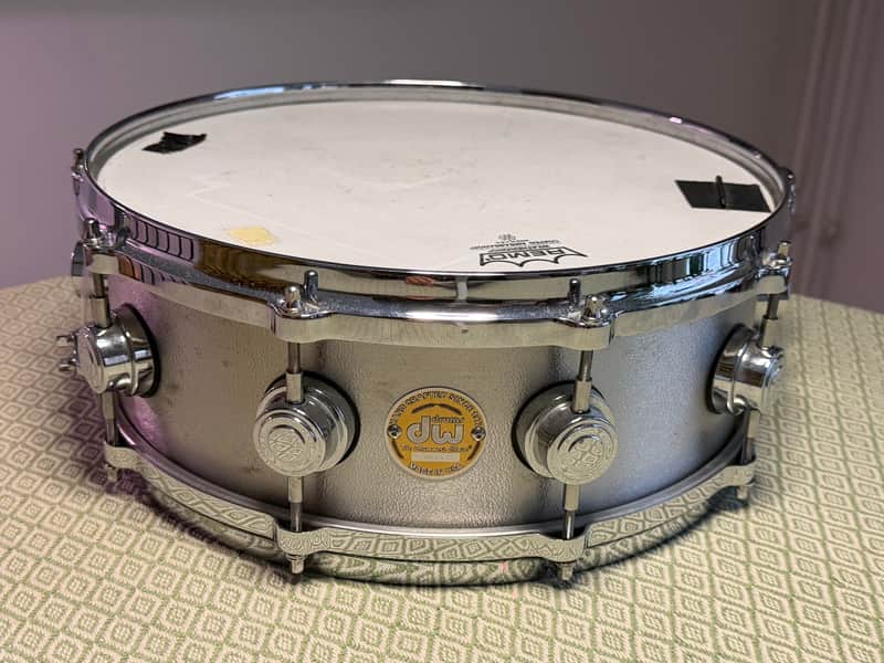 DW Collectors Series Cast 3mm Aluminum Snare 14" x 5" 2006 image 1