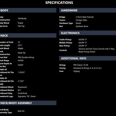 PRS SE Silver Sky John Mayer 635JM preloaded pickguard Set | DHL Express Delivery Included | image 11