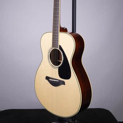 Yamaha FS830 Concert Acoustic Guitar - Natural Solid Spruce Top image 5