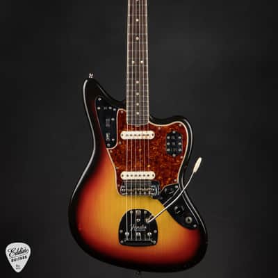 1966 Fender Jaguar - 3 Tone Sunburst #127384 image 3