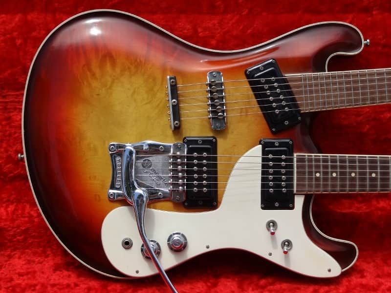 Mosrite Custom Octave Doubleneck 1981 Sunburst image 1