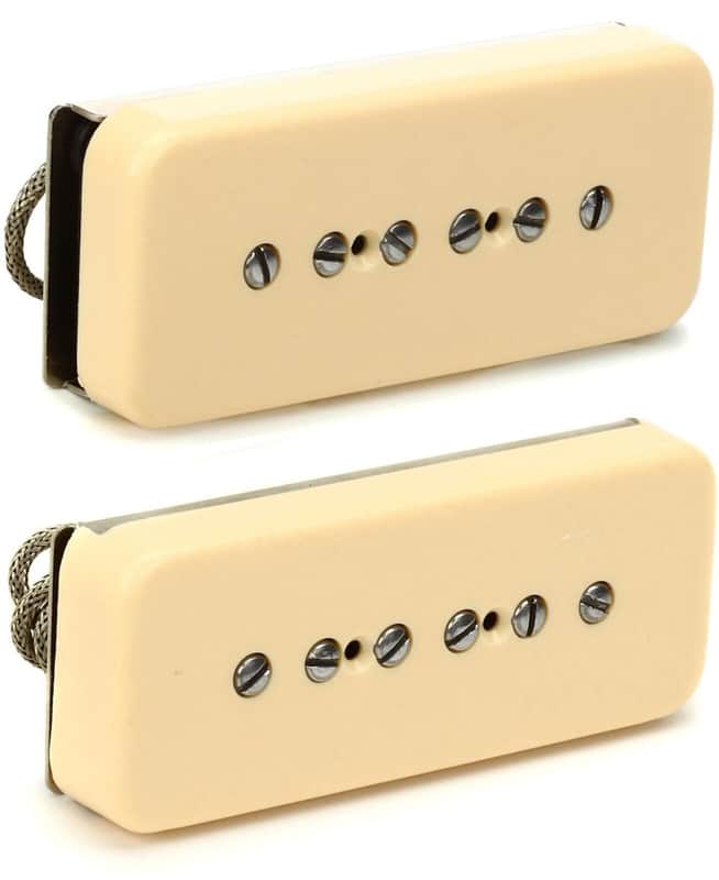 Seymour Duncan Antiquity P-90 Soapbar Single Coil 2-piece Pickup Set - Cream image 1