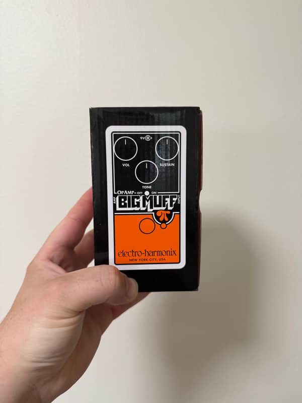 Electro-Harmonix Op Amp Big Muff Pi Reissue 2017 - Present - Black/Orange image 1