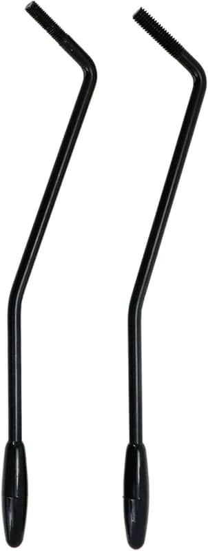 2-Pack Tremolo Whammy Bars – 6mm & 5mm Thread Black Metal Arms w/ Tips | Electric Guitar Vibrato Replacement image 1