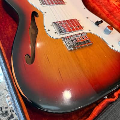 1974 Fender Telecaster Thinline | Sunburst | Rosewood Neck | Ex-Tom Bukovac image 2