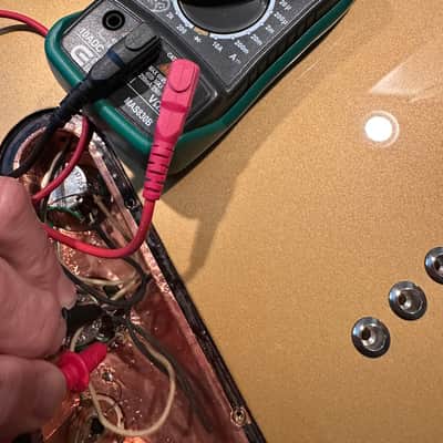 LAKLAND 1ST JOE OSBORN USA SIGNATURE MODEL BASS GUITAR MADE - LIKE NEW 1998 - Shoreline Gold image 23