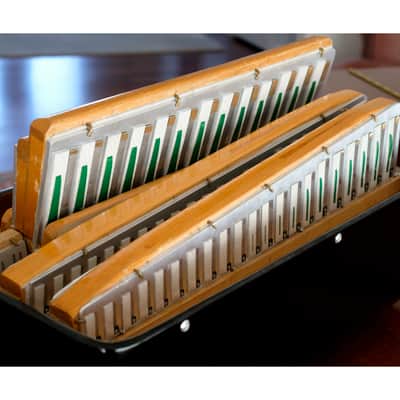 JUPITER Chromatic accordion (B-system, Bayan) with free-bass. Voices by A.Gavrilin image 19