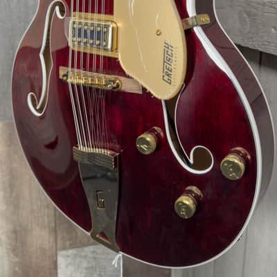 Gretsch G5422G-12 Electromatic® Classic Hollow Body Double-Cut 12-String with Gold Hardware, Laurel Fingerboard, Walnut Stain Electric Guitar 2516319517 image 3