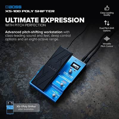 Boss XS-100 Poly Shifter - Blue image 3