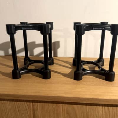 IsoAcoustics ISO-155 Medium Studio Monitor Isolation Stands (Pair) 2017 - Present - Black image 1