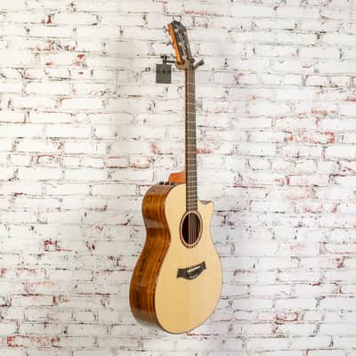 Taylor - Custom Grand Concert Acoustic Guitar - Bocote/Lutz - Natural - w/ Taylor Custom Hardshell Case - x0071 (USED) image 5