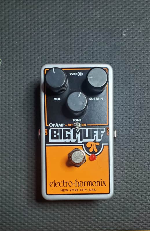 Electro-Harmonix Op Amp Big Muff Pi Reissue 2017 - Present - Black/Orange image 1