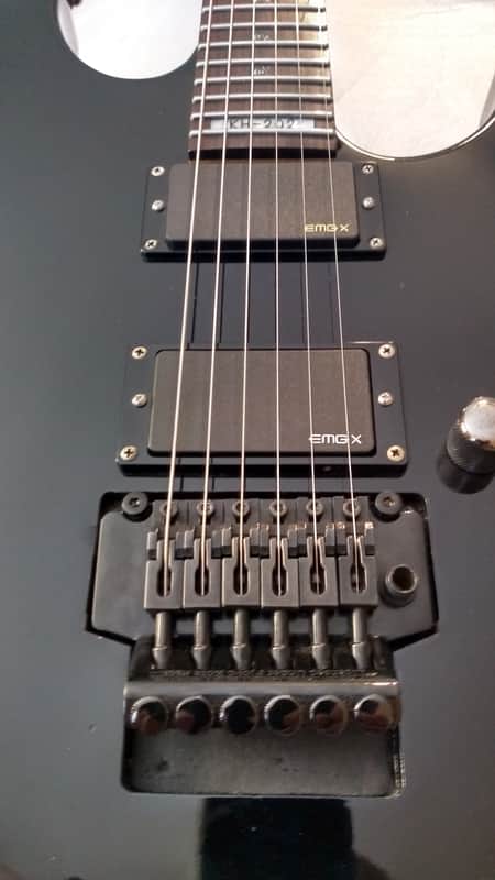 ESP LTD KH-202 with Active EMG X Pickups and Padded Gig Bag image 1