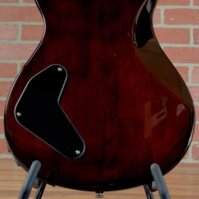 PRS SE Hollowbody I Piezo Double Cut Electric Guitar - Orange Tiger Smokeburst image 12