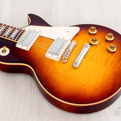 2016 Gibson Custom Shop True Historic 1958 Les Paul Standard R8 Vintage Dark Burst w/ Case, Tags & COA image 9