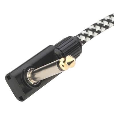 RockBoard Cable de Patch Flat Salt & Pepper Tweed - 10 cm image 4