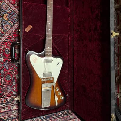 Gibson Custom Shop '65 Non-Reverse Firebird V Reissue with Maestro Vibrola 2021 - Present - Vintage Sunburst VOS image 2