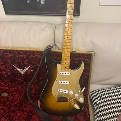 Fender Fender 55 Strat Bone Tone WF2CS Relic 2023 - Sunburst image 3