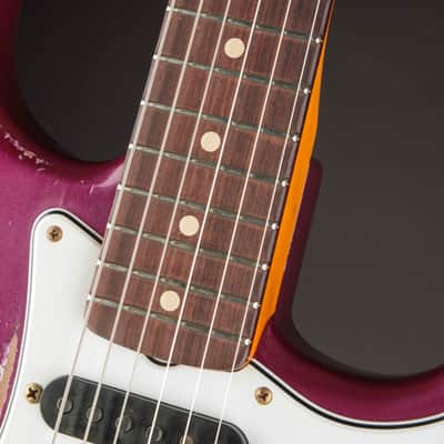 Fender Masterbuilt Andy Hicks 1960 Stratocaster Ruby Star Red Metallic Heavy Relic (USED, 2025) image 4