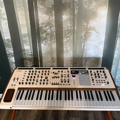 Arturia PolyBrute 12 61-Key Synthesizer 2024 - Present - White with Wood Sides image 3