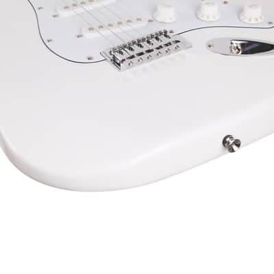 Ukscs Rosewood Fingerboard Electric Guitar - White image 8