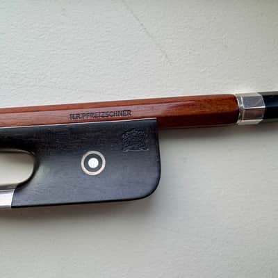 H.R. PFRETZSCHNER French Bass Bow Silver Mounted image 4