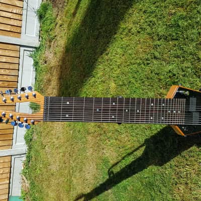 12 String Mobius Megatar, Excellent Condition With New Strings, Bag and Stereo Split Cable image 4