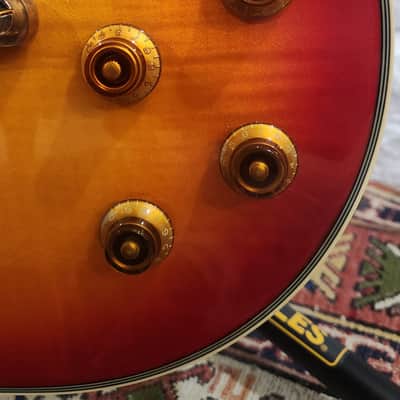 Epiphone Les Paul Custom Heritage Special Edition Cherry Burst w Seymour Duncan image 13