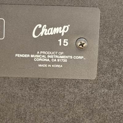 Squier Fender Musical Instruments Champ 15 Type: PR-408 image 12