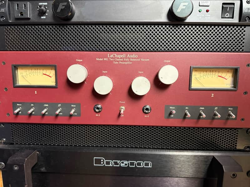 LaChapell Audio 992EG 2-Channel Tube Mic Preamp with Extended Gain 2010s - Red image 1