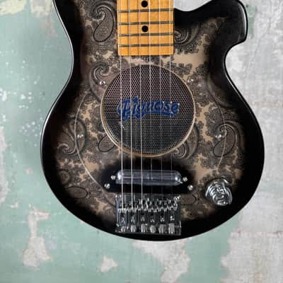 Pignose PGG-200PL Legendary Travel Guitar / Amp Combo - Black Paisley #0683 image 2