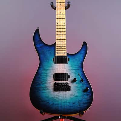 Mayones Aquila Elite V24 S 6 Natural Fade Turquoise Burst Gloss image 1