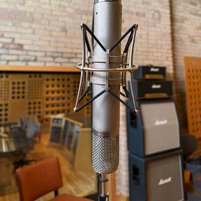 AKG C 12 Large Diaphragm Multipattern Tube Condenser Microphone 1950s - Silver image 23