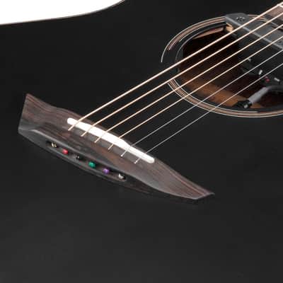 Ibanez JGM10 Acoustic Guitar - Black Satin Top, Natural High Gloss Back and Sides (JGM10BSN) image 9