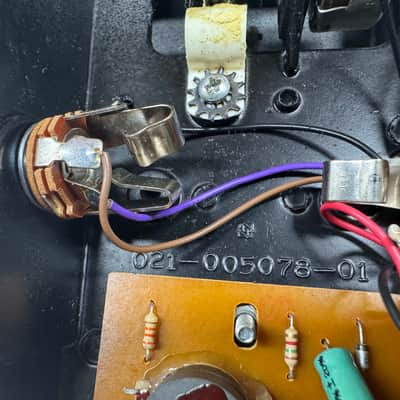 Dunlop GCB-95 gcb95 Cry Baby crybaby Wah Pedal - brown PCB 1980s - - missing rubber tread topper image 18