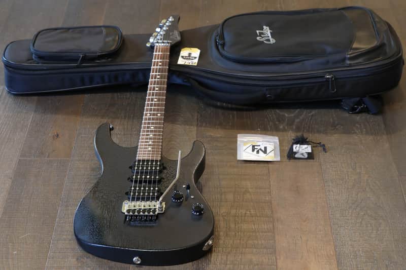Suhr Modern Satin Pro Electric Guitar Black HSH w/ Floyd Rose + OGB image 1
