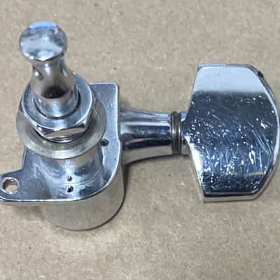 Schaller- tuner, treble side, chrome, West Germany image 4