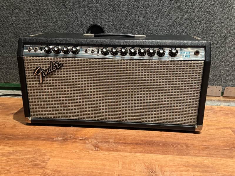 Fender Dual Showman Reverb 2-Channel 100-Watt Guitar Amp Head 1970 - 1976 - Silverface image 1