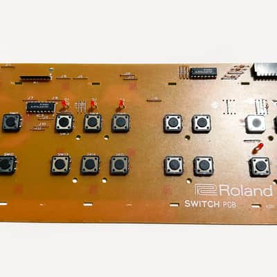 ROLAND JX-10 Synthesizer Left Side Panel Switch Board. SERVICED. Works Great !