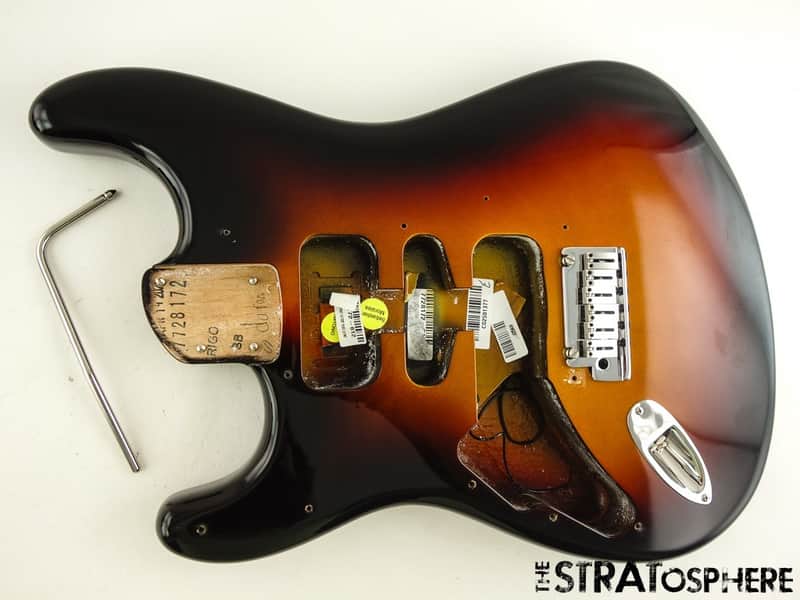 LEFTY Fender American Ultra II Stratocaster Strat, BODY + HARDWARE Ultraburst image 1