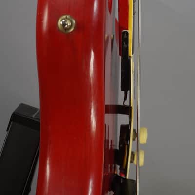 Migma Star Bass 1960s - Red semi Hollow VG cond w video image 7