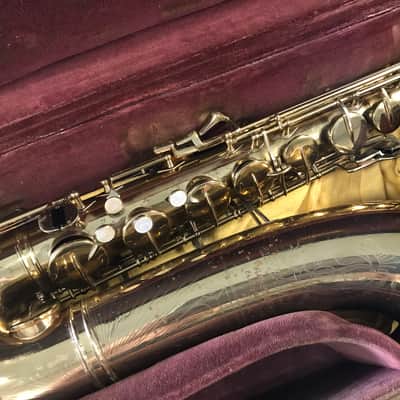 Buescher Aristocrat Big B Professional Bb Tenor Saxophone 1945 - Lacquer image 2
