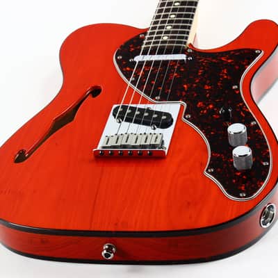 2001 Fender American 90's Telecaster Thinline DOUBLE BOUND TORTOISE Made in USA, ONE-OFF! Matching Headstock! image 15