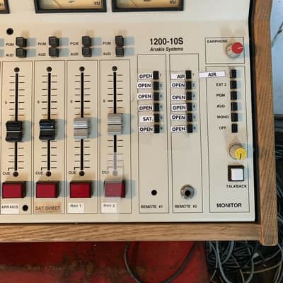 Vintage Arrakis 1200-10S Audio Radio Broadcast Studio Board Console image 3
