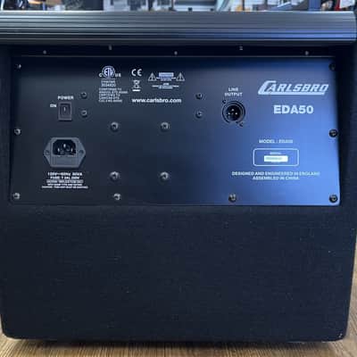 CARLSBRO EDA50 ELECTRONIC DRUM AMPLIFIER 2-CHANNELS, 1X10" 50 WATTS (USED) image 3