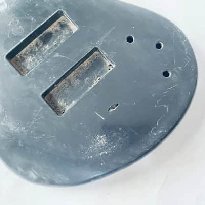 Black 4 String Electric Bass Basswood Body image 5