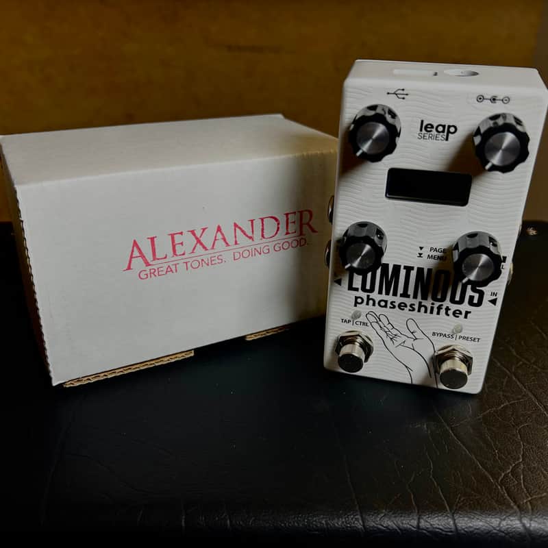 2023 – Present Alexander Pedals Luminous Phaseshifter White / …